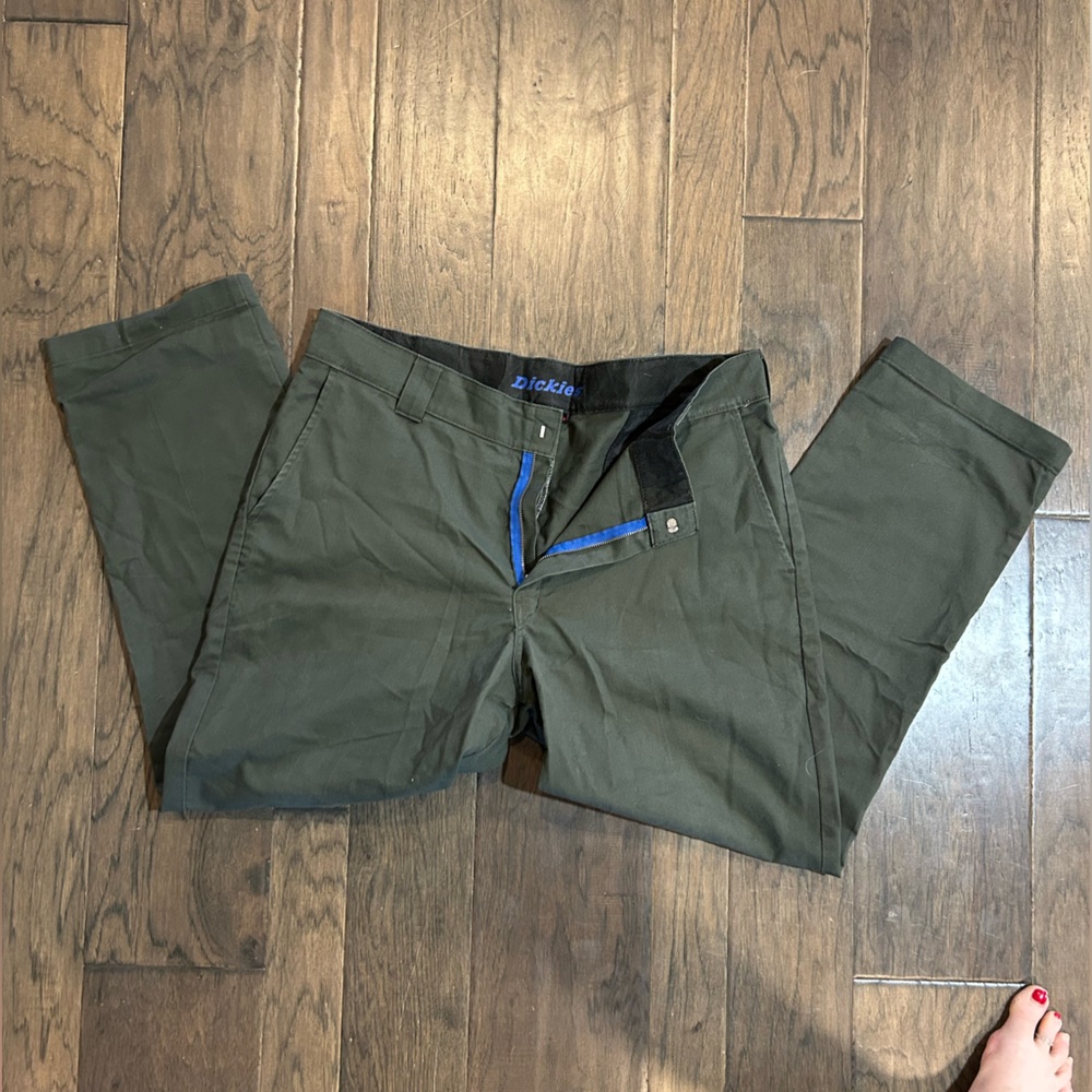 Dickies Men's Olive Green Pants